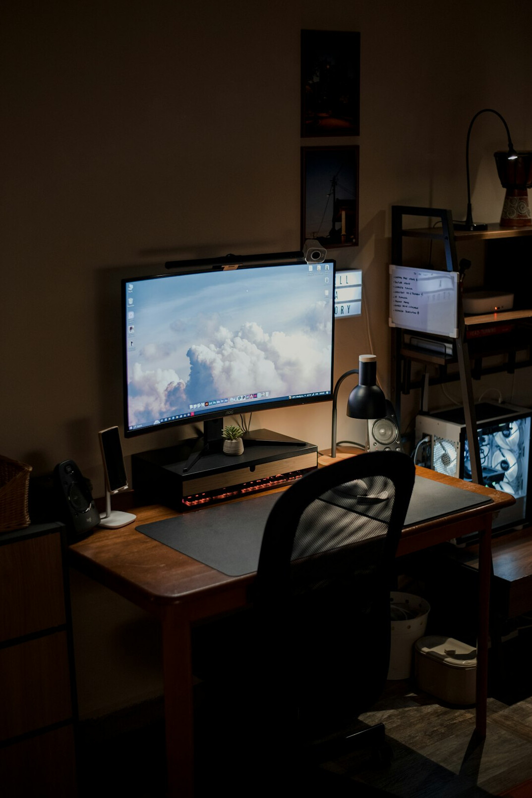 creative workspace setup